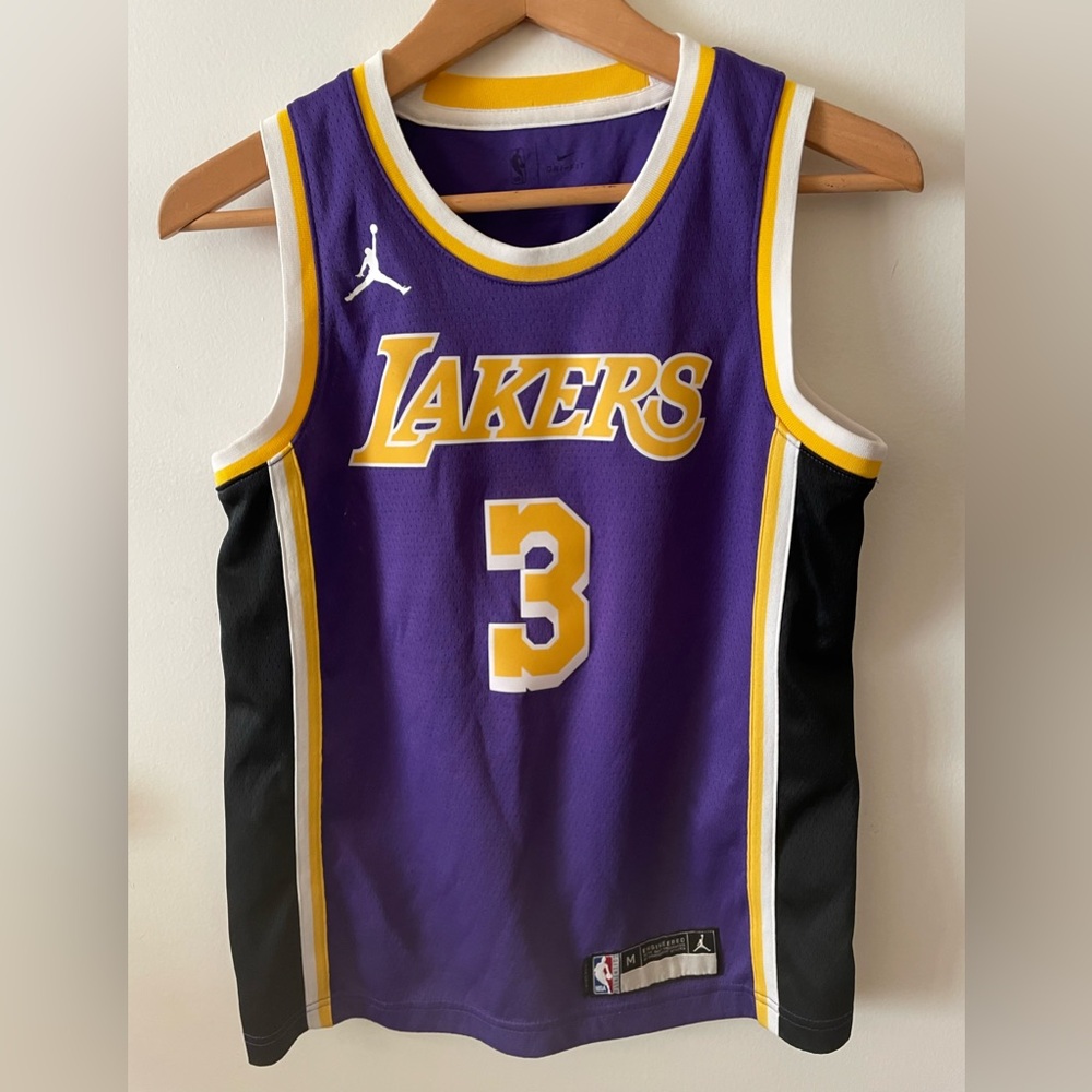Lakers Anthony Davis Jersey Boys Medium
